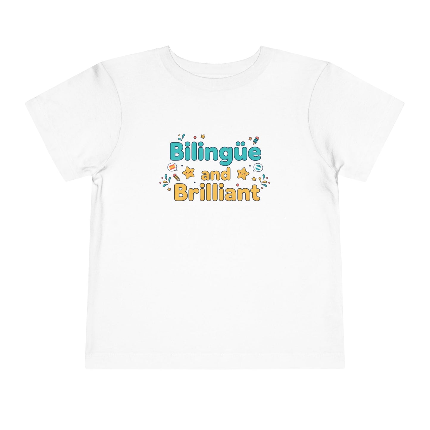 Bilingüe and Brilliant Toddler Tee