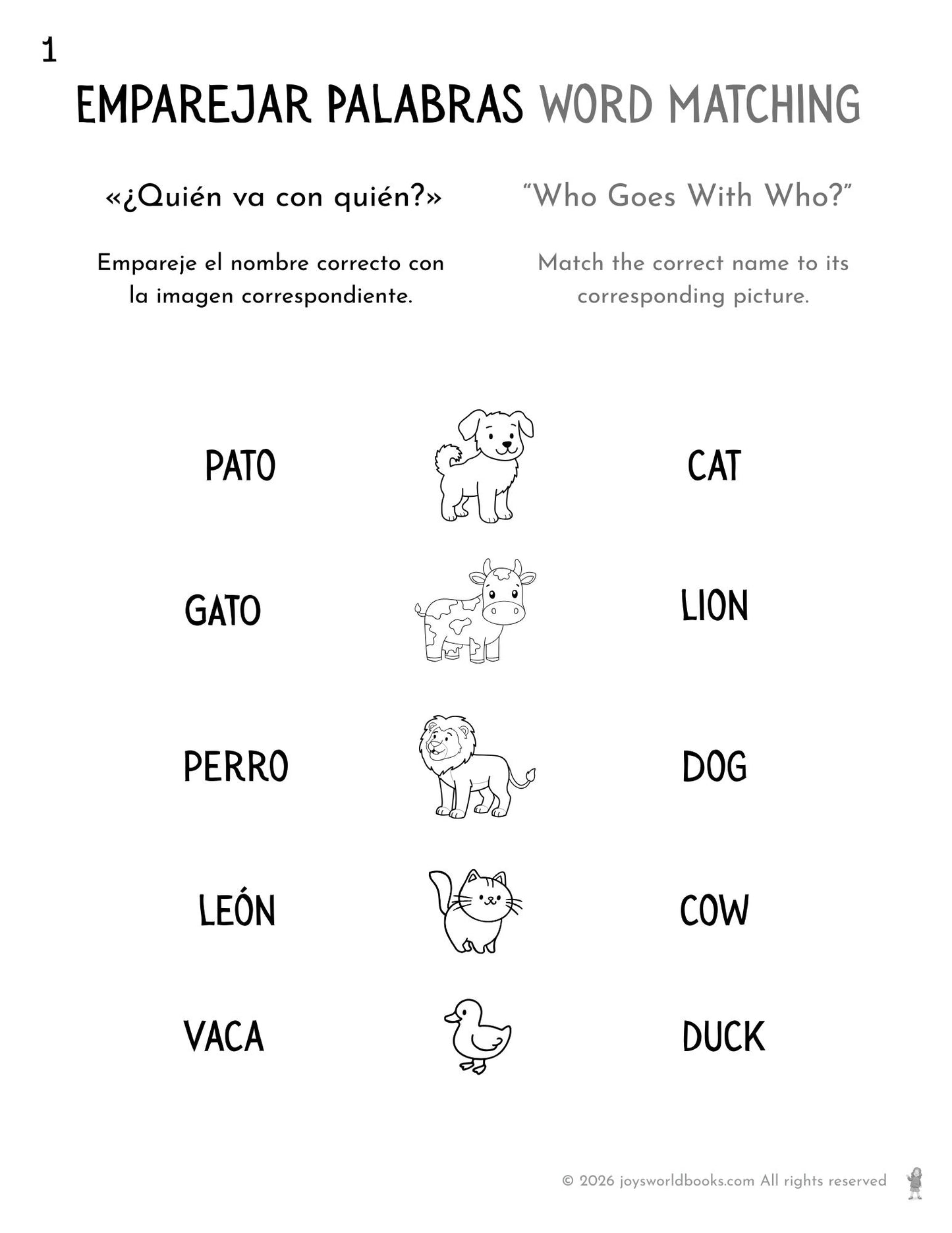 JWLL Español (LATAM) | English | Ages 2-5