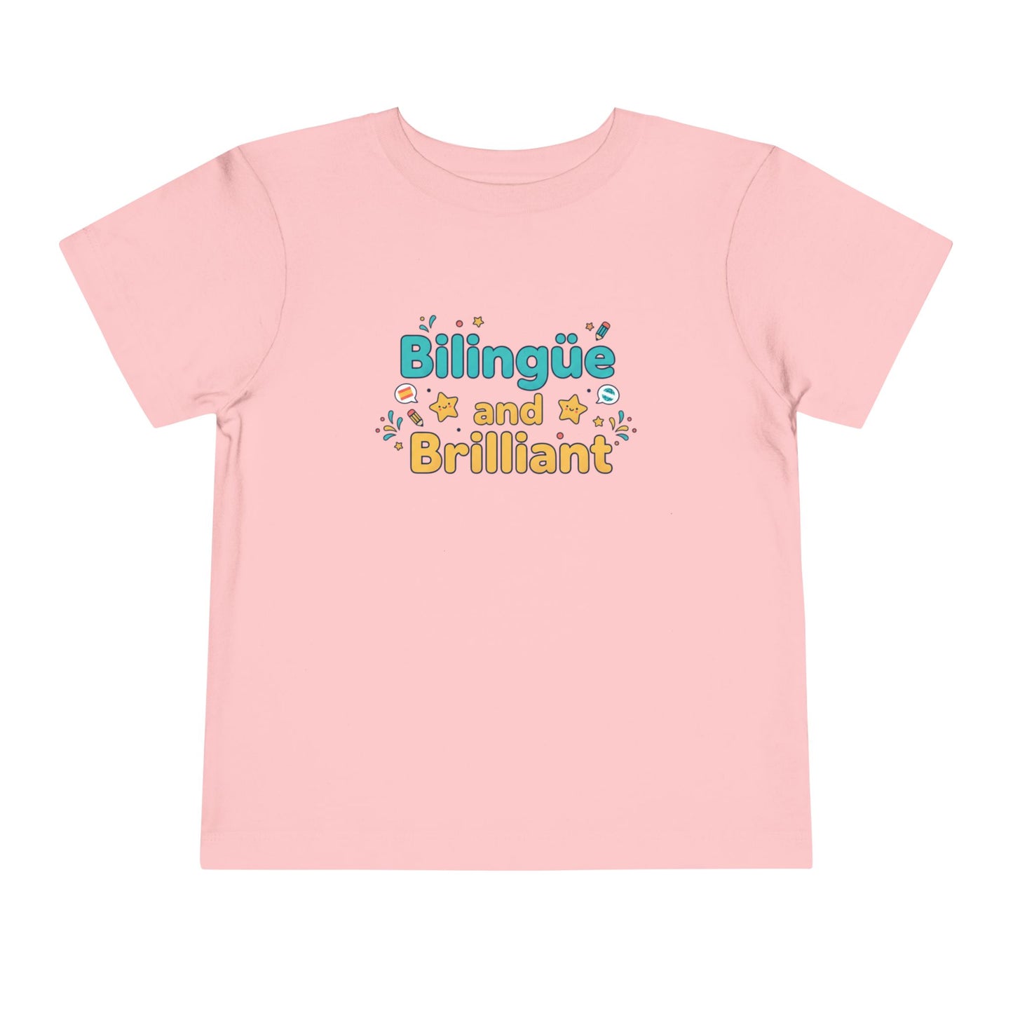 Bilingüe and Brilliant Toddler Tee