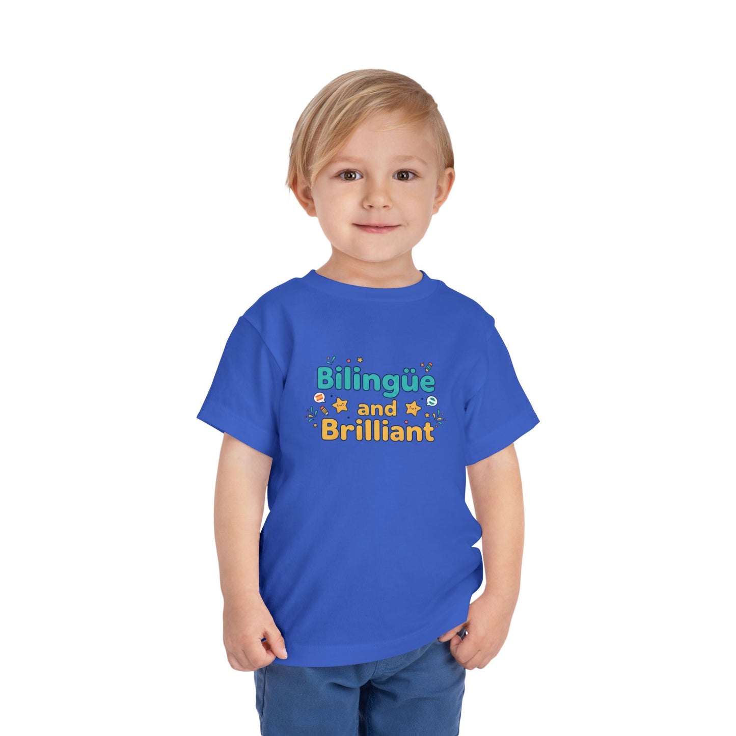 Bilingüe and Brilliant Toddler Tee