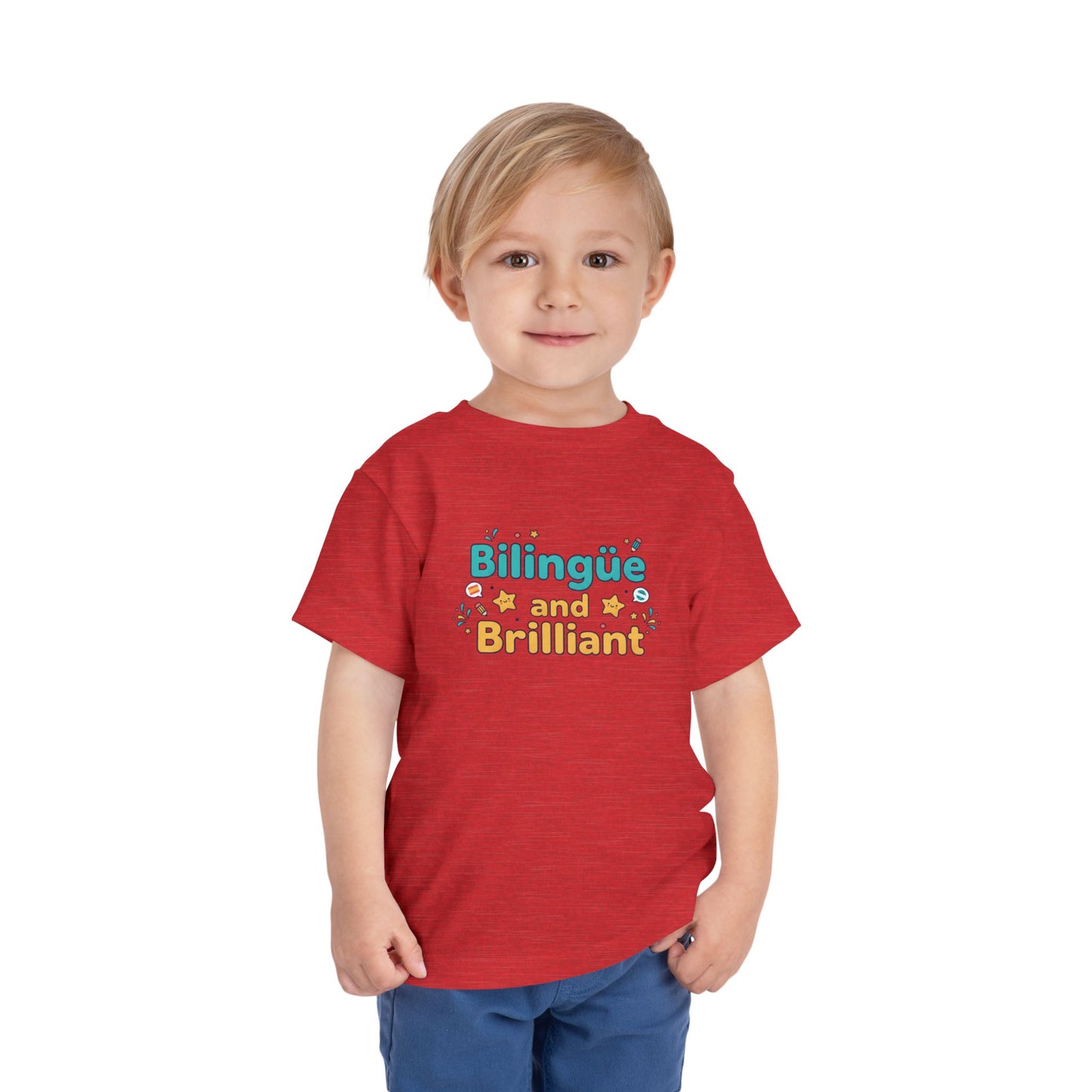 Bilingüe and Brilliant Toddler Tee