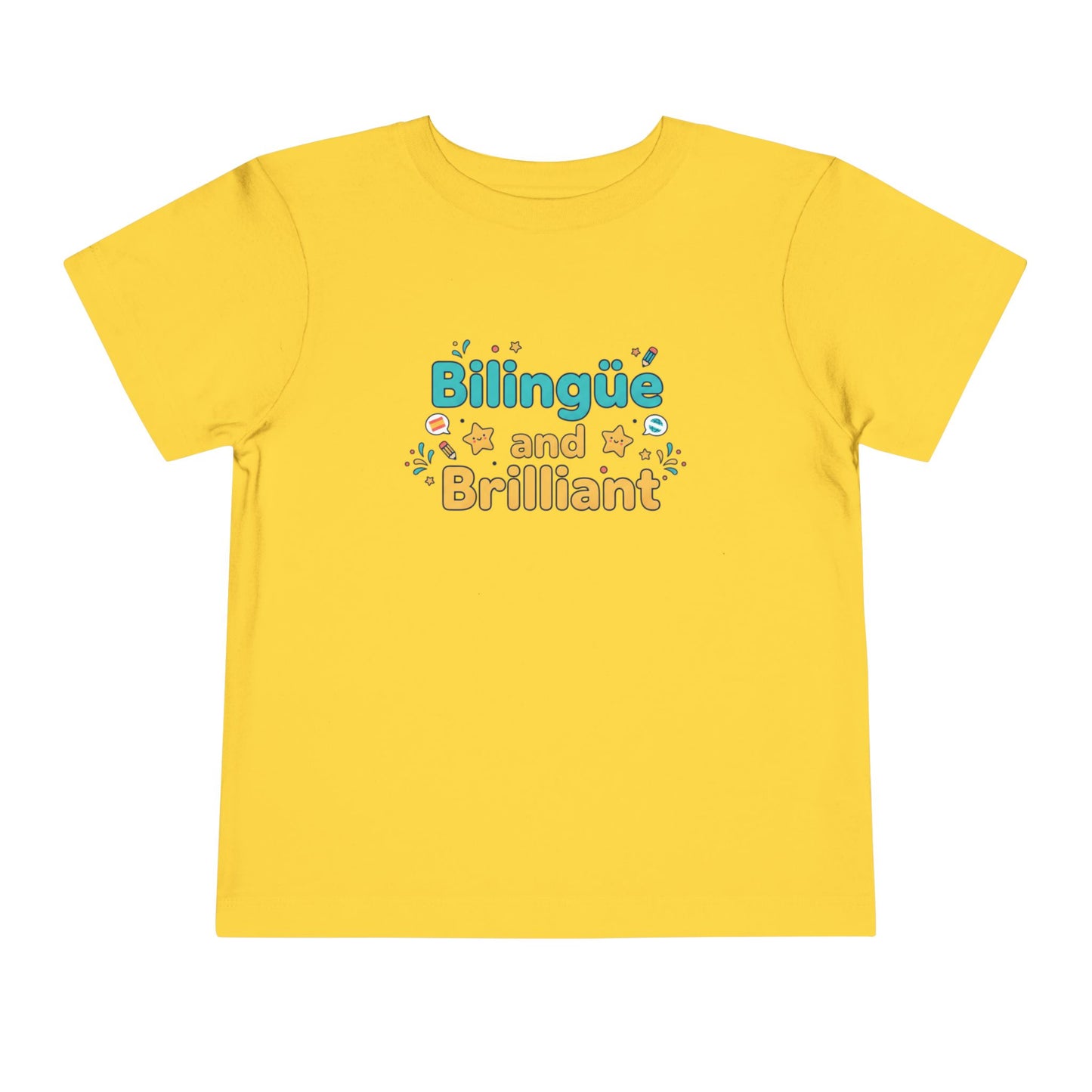Bilingüe and Brilliant Toddler Tee