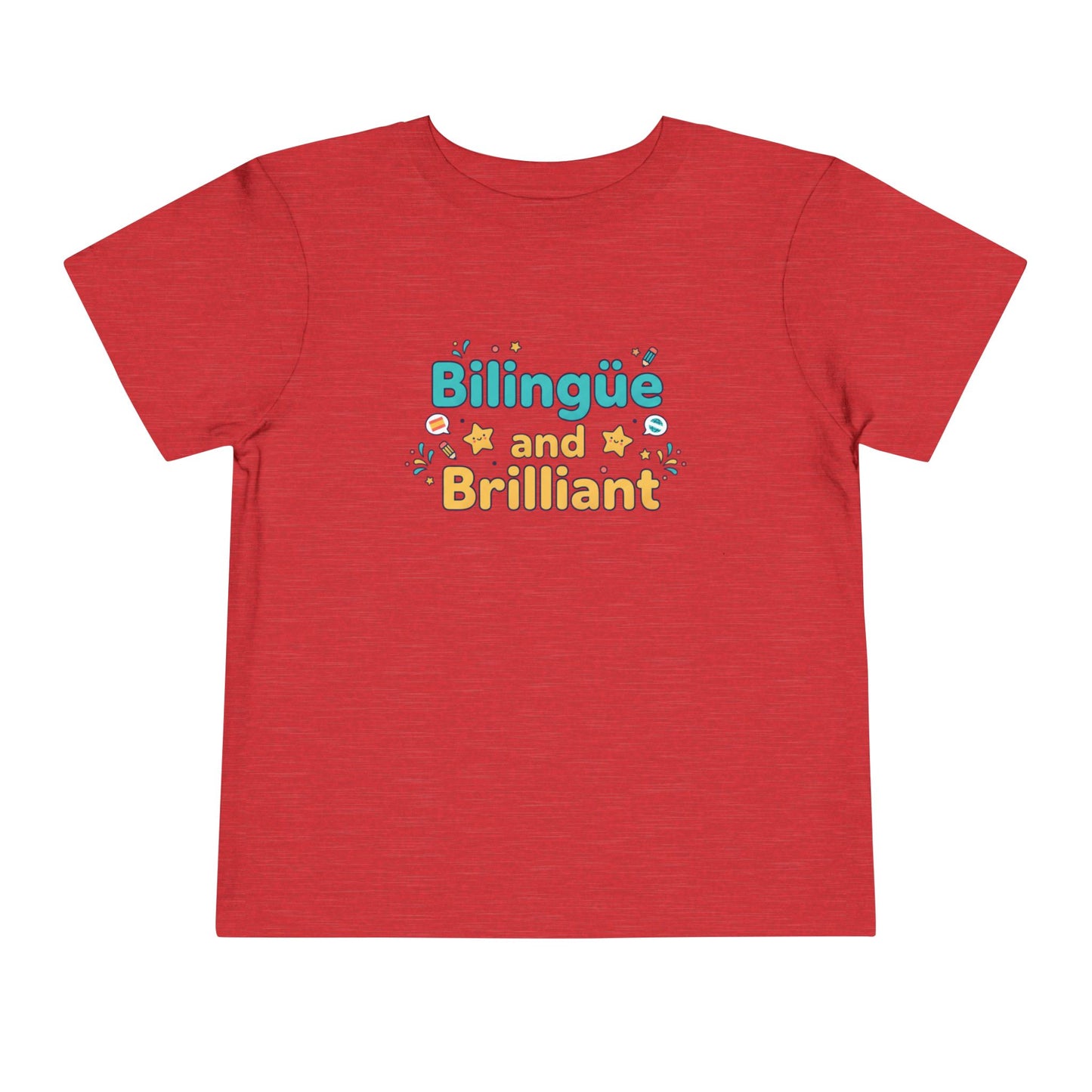Bilingüe and Brilliant Toddler Tee