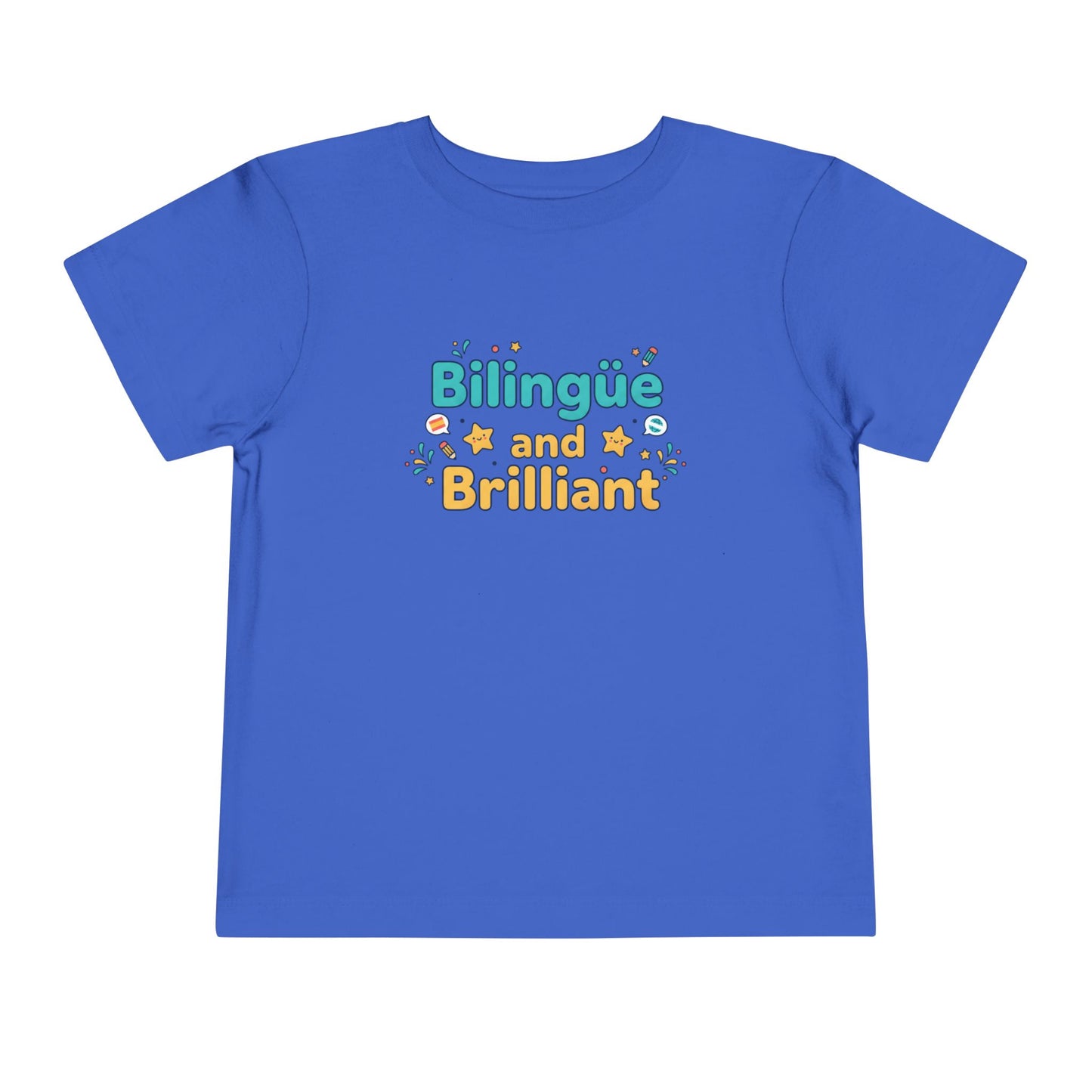 Bilingüe and Brilliant Toddler Tee